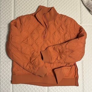 Calia Burnt Orange Ribbed Top